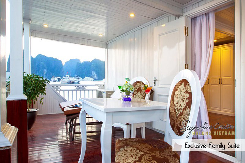 Exclusive cabin- Signature Royal Cruise Bai Tu Long Bay 5*, Du Thuyền Signature Royal Cruise 5 Sao