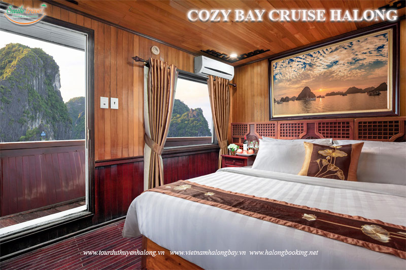 Halong Cozy Bay Cruise 3*, Cozy Bay Cruise 3* Halong Bay- Vietnamhalongbay.com - 10 du thuyền 3 sao 30/4-1/5