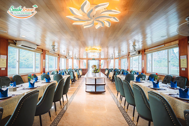 Restaurant Halong Excursion Cruise Smiletravel