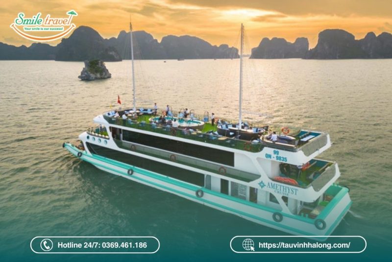 tour du thuyền amethyst 1 ngày - du thuyền amethyst trong ngày - amethyst cruise