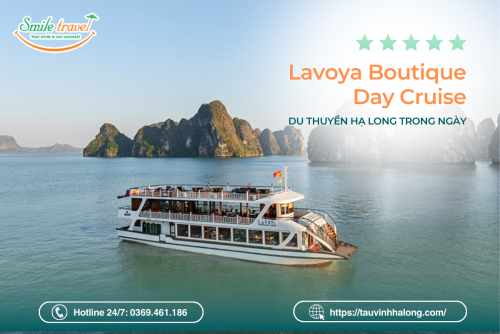 Tour du thuyền Lavoya Boutique Day Cruise trong ngày vịnh Hạ Long