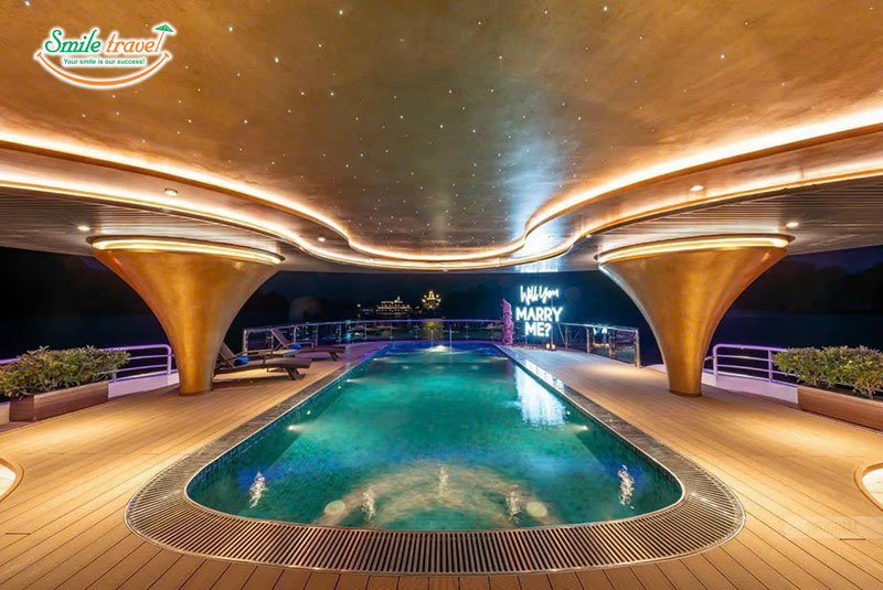 Pool Sea Stars Cruise Smiletravel Halong Bay