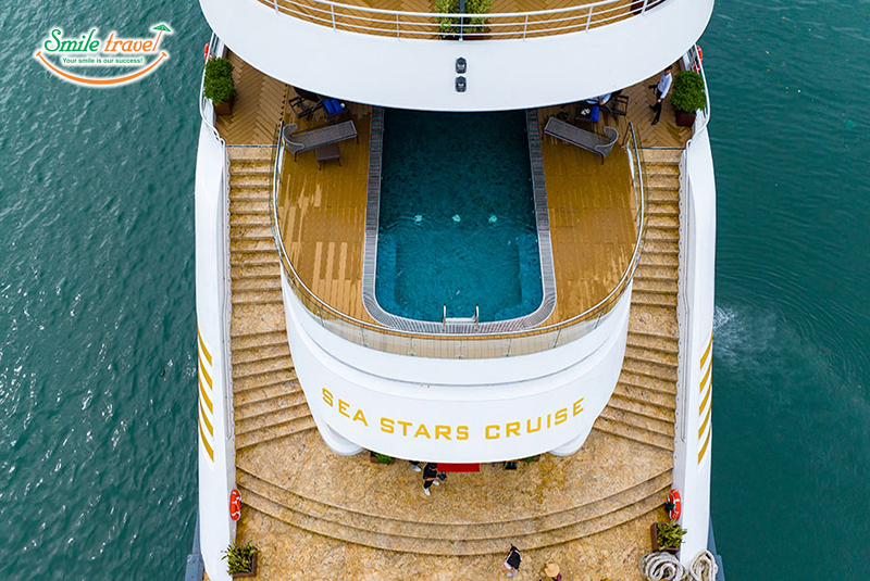 Swimming pool Sea Stars Cruise Smiletravel Halong Bay