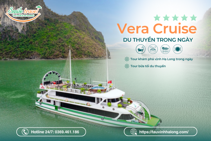 du thuyền vera cruise-5 sao - du thuyền hạ long trong ngày