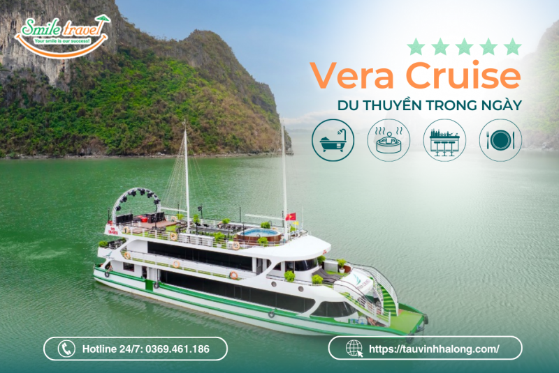 du thuyền vera cruise-5 sao - du thuyền hạ long trong ngày