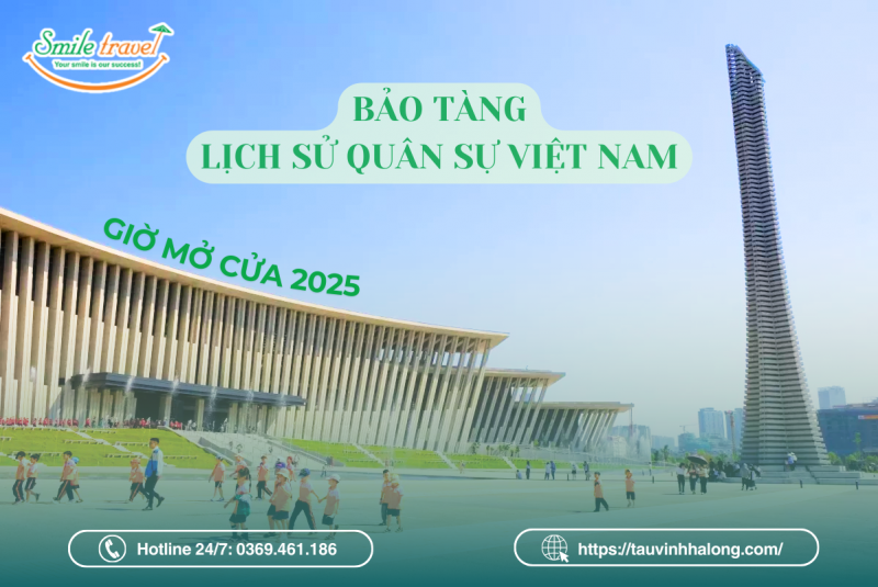 giờ mở cửa bảo tàng lịch sử quân sự việt nam