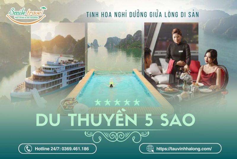 top 10 du thuyền hạ long 5 sao