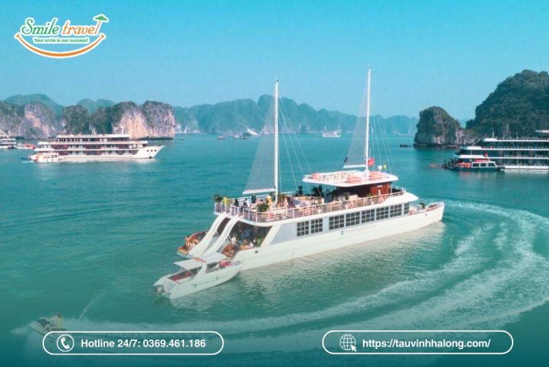 du thuyền catamaran hạ long