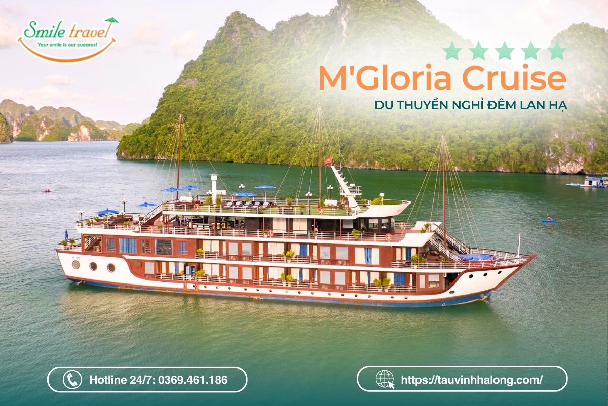 du thuyền m'gloria cruise smiletravel