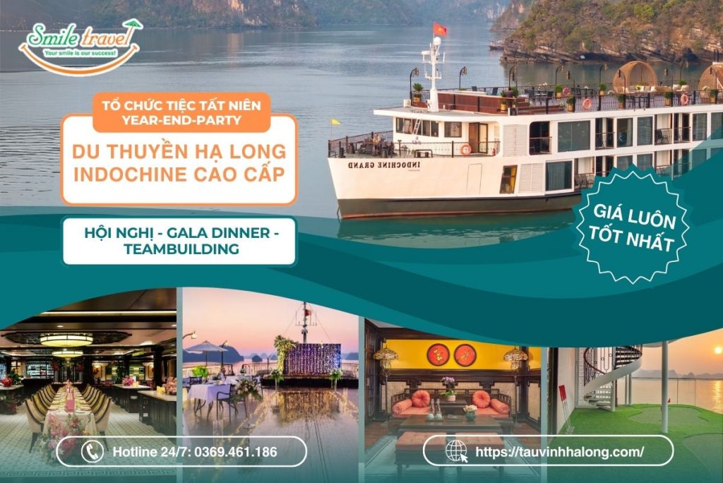 tổ chức tiệc tất niên du thuyền indochine cao cấp