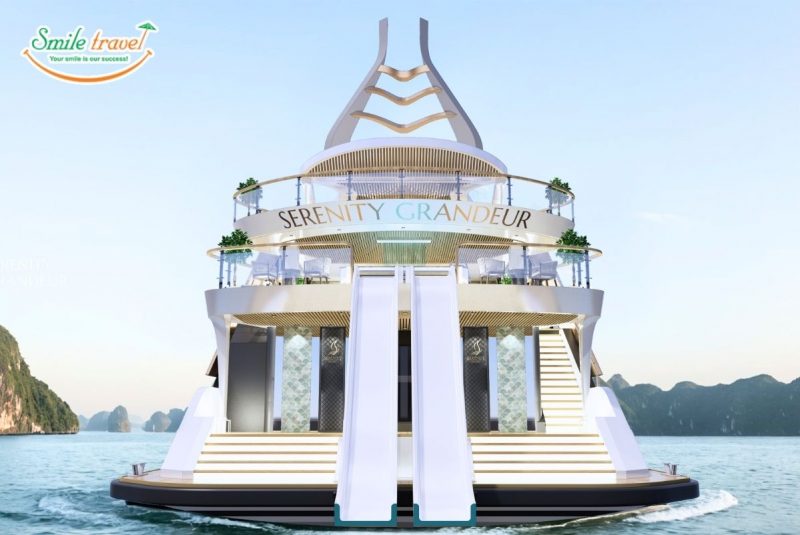 cầu trượt nước-pool-serenity-grandeur-cruise-smiletravel - du thuyền serenity grandeur