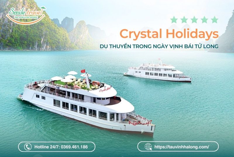 du thuyền bái tử long 1 ngày crystal holidays smiletravel