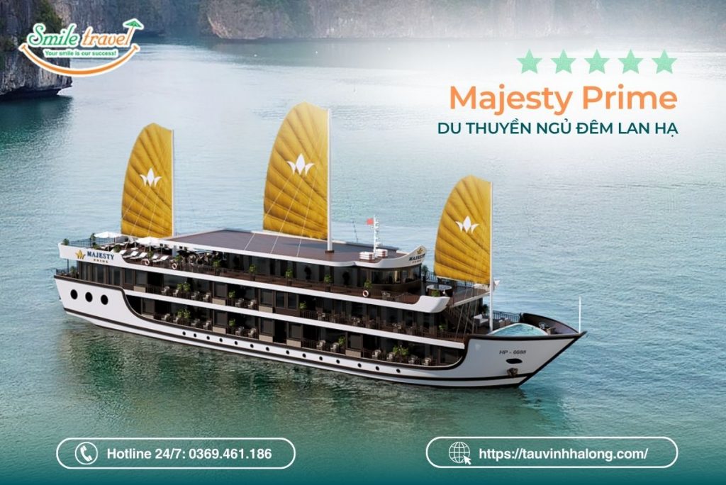 du thuyền majesty prime cruise smiletravel