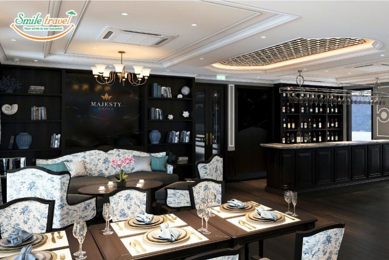 restaurant-bar-majesty-prime-cruise-smiletravel - tour du thuyền majesty prime
