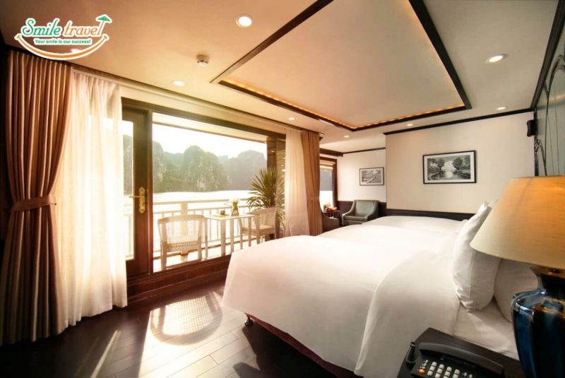 senior-suite2-hermes-cruise-smiletravel du thuyền hermes cruise hạ long