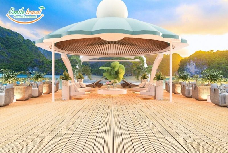 sundeck-serenity-grandeur-cruise-smiletravel - du thuyền serenity grandeur