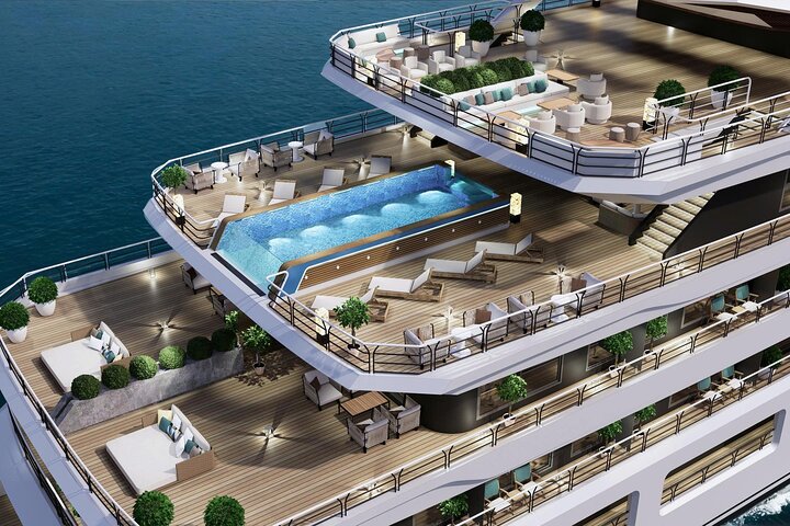 View du thuyền tulip cruise