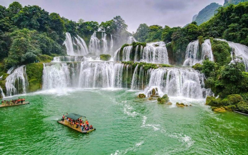 Thác Bản Giốc view