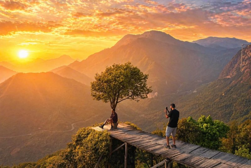 hoàng hôn Đèo Ô Quy Hồ