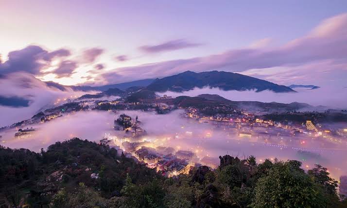 săn mây núi hàm rồng